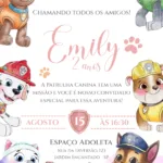 Convite Digital Patrulha Canina