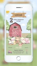 Convite Digital Fazendinha