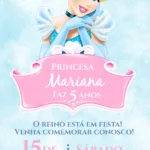 Convite Digital Cinderela