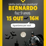 Convite Digital Batman 2