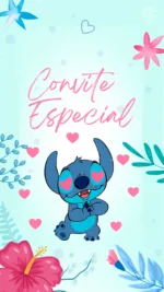 Convite Animado Lilo & Stitch