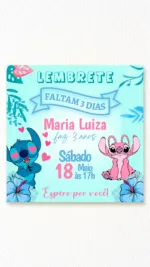 Lembrete Lilo & Stitch