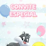 Convite Animado Baby Looney Tunes