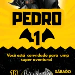 Convite Digital Batman Bats