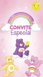 Convite Animado Ursinhos Carinhosos