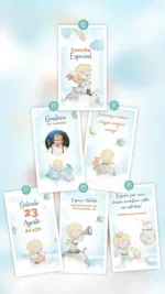 Convite Animado O Pequeno Príncipe entre as Estrelas