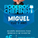 Convite Digital Poderoso Chefinho II