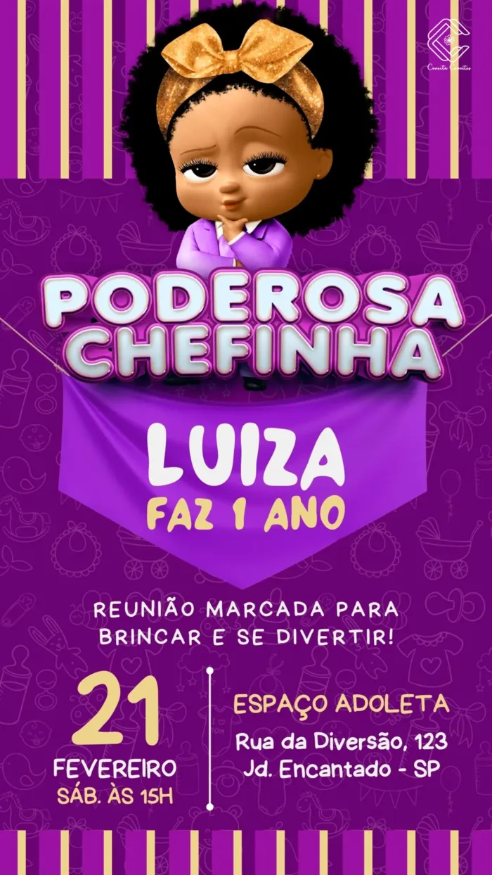 Convite Digital Poderosa Chefinha II