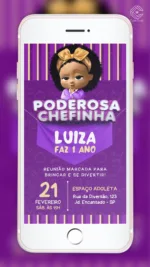 Convite Digital Poderosa Chefinha II