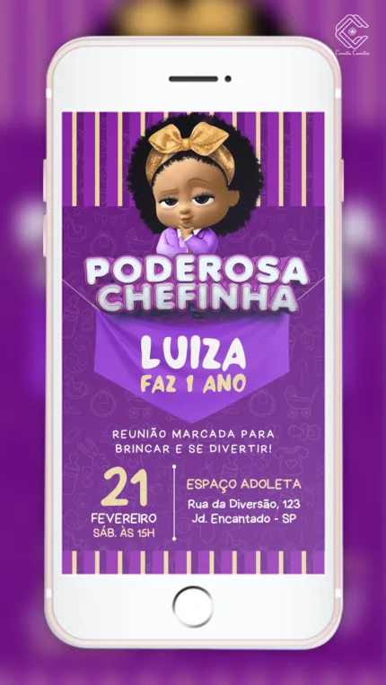 Convite Digital Poderosa Chefinha II