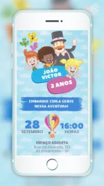 Convite Digital Mundo Bita nas Alturas