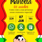 Convite Interativo Magali