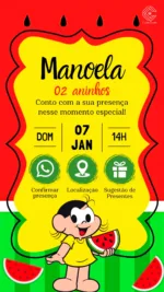 Convite Interativo Magali