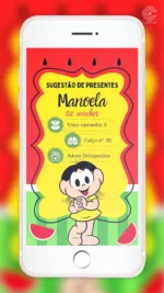 Convite Interativo Magali