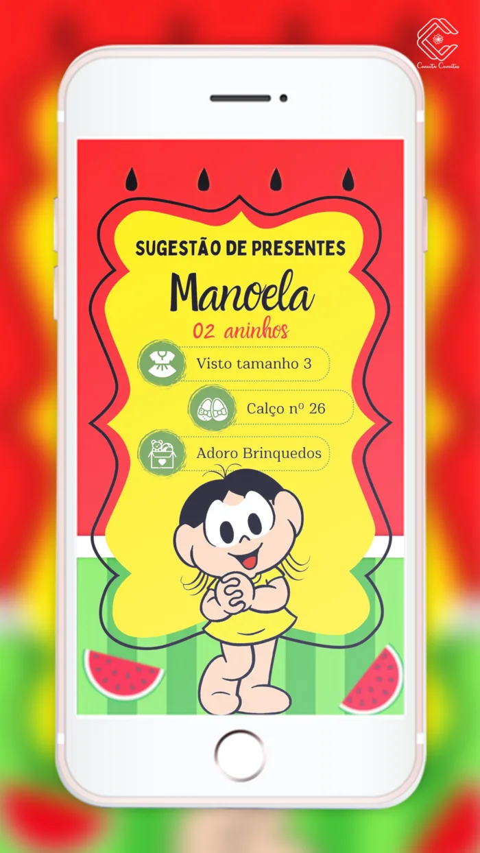 Convite Interativo Magali