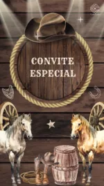 Convite Animado Festa Country