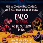 Convite Digital Poppy Playtime