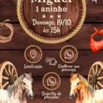 Convite Interativo Festa Country