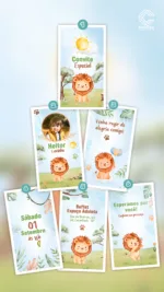 Convite Animado Leãozinho