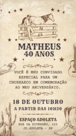 Convite Digital Country