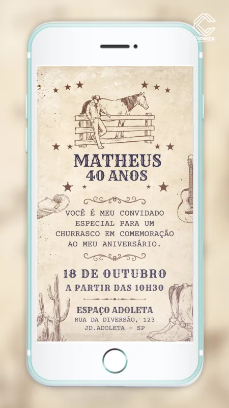 Convite Digital Country