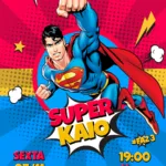 Convite Interativo Super Homem