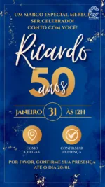 Convite Interativo Celebração dos 50