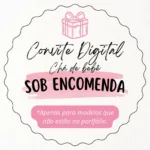 Convite Digital Chá de bebê Sob Encomenda